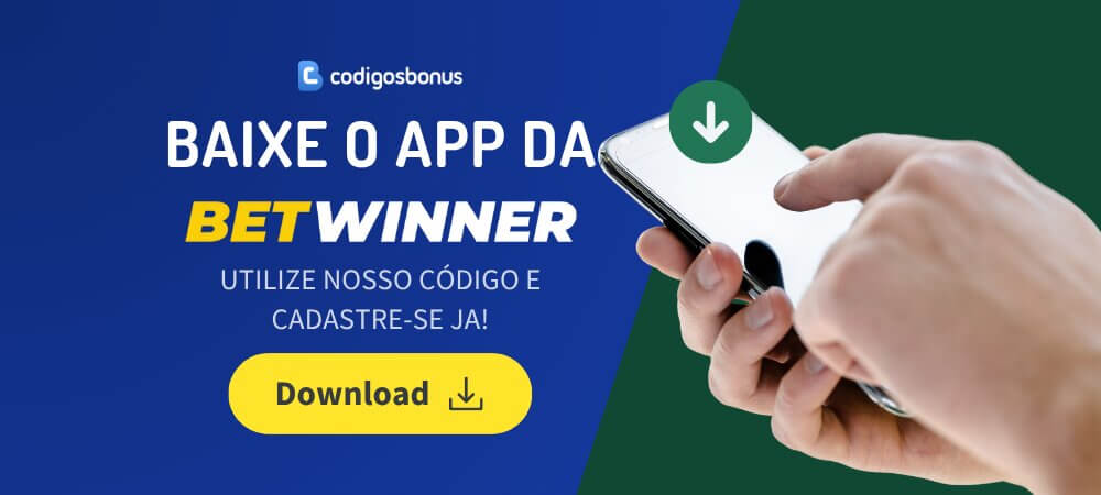 Aplicativo BetWinner para apostas em iOS e Android