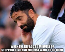 The ref adds memes