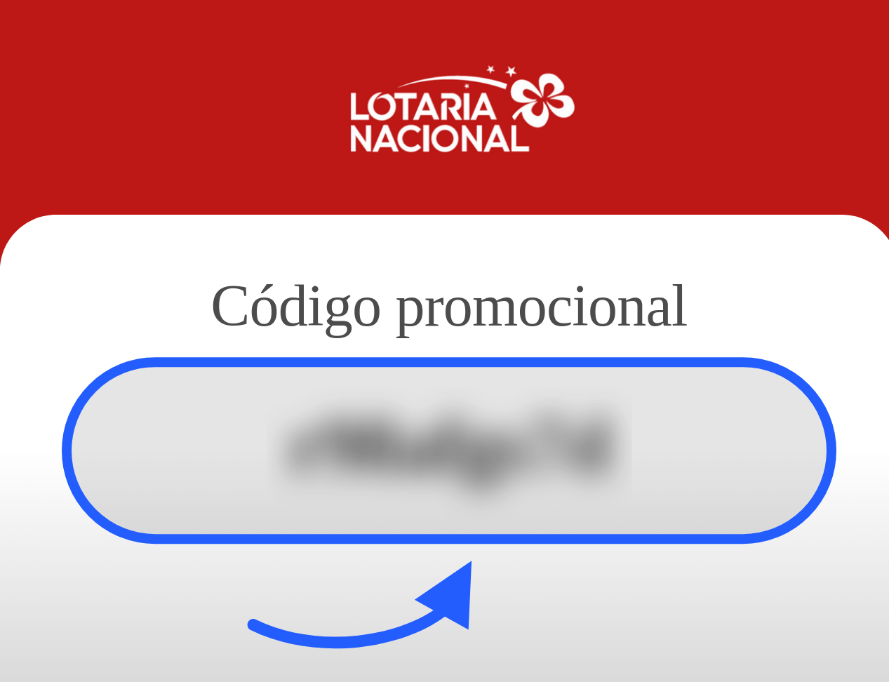 Código Promocional Lotaria Nacional