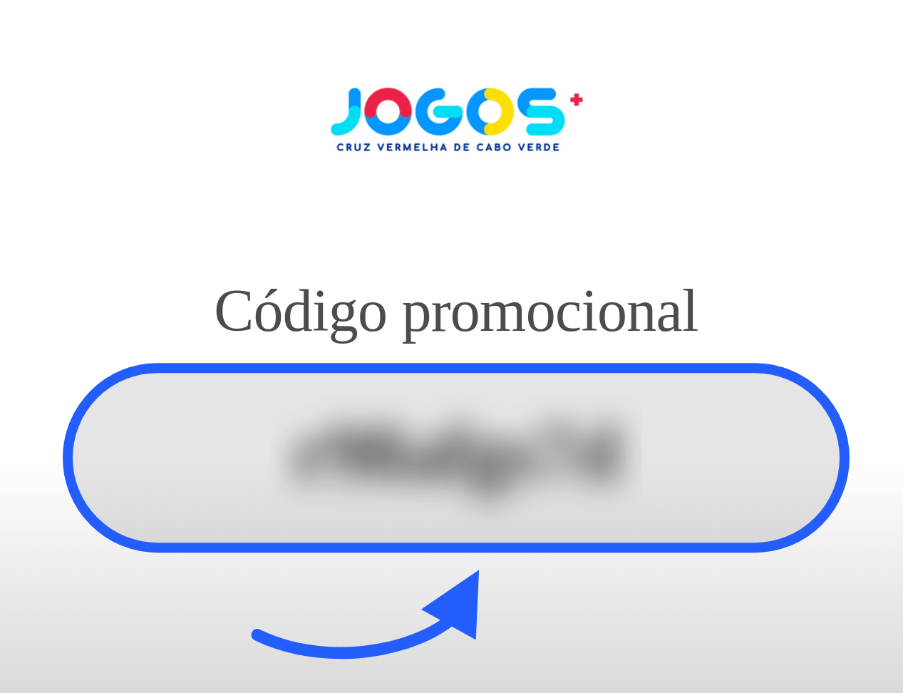 Código Promocional Jogos Cruz Vermelha de Cabo Verde