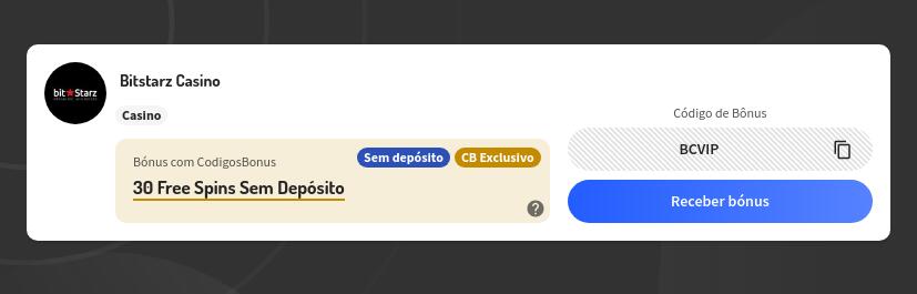 Códigos de Bónus Sem Depósito