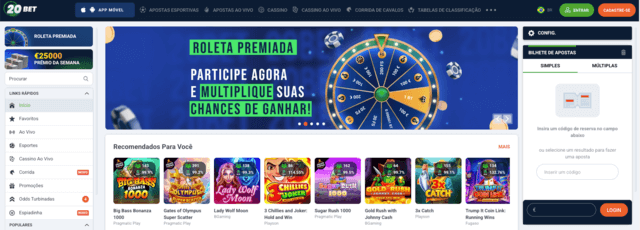 página oficial da 20bet