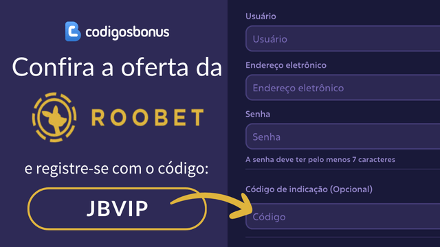 Roobet código de indicação