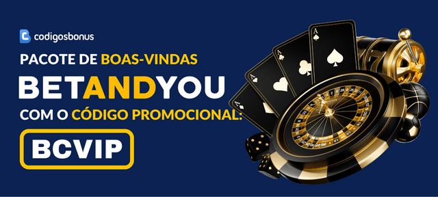 BetAndYou pacote de boas-vindas para cassino