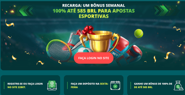 bônus para apostas esportivas 22bet