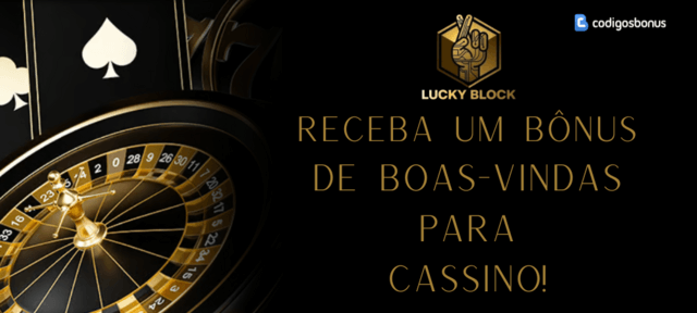 bonus de boas vindas lucky block casino