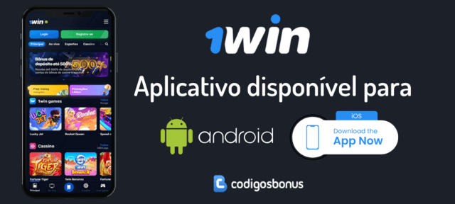 aplicação 1win para android e ios