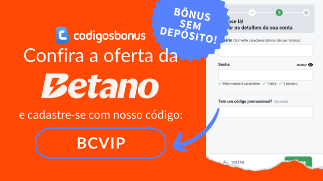 betano código promociona com bônus