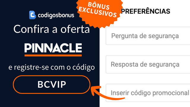 como registrar-se com o formulario e codigo promocional pinnacle 2024