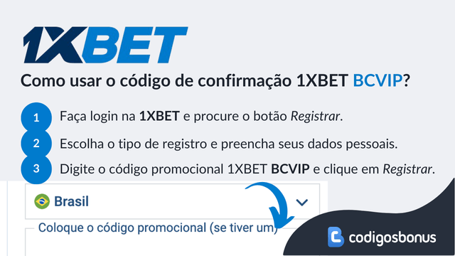 passos para se registrar na 1xbet com o codigo de registro