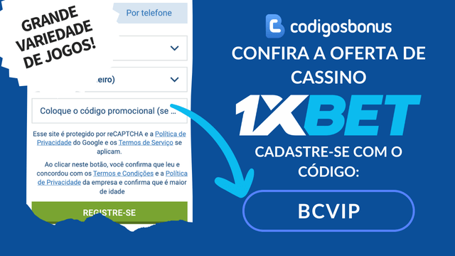 ofertas para cassino 1xbet